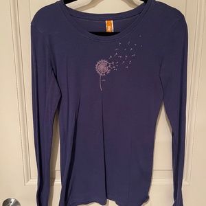 Lucy purple long sleeve T-shirt. Size Medium.